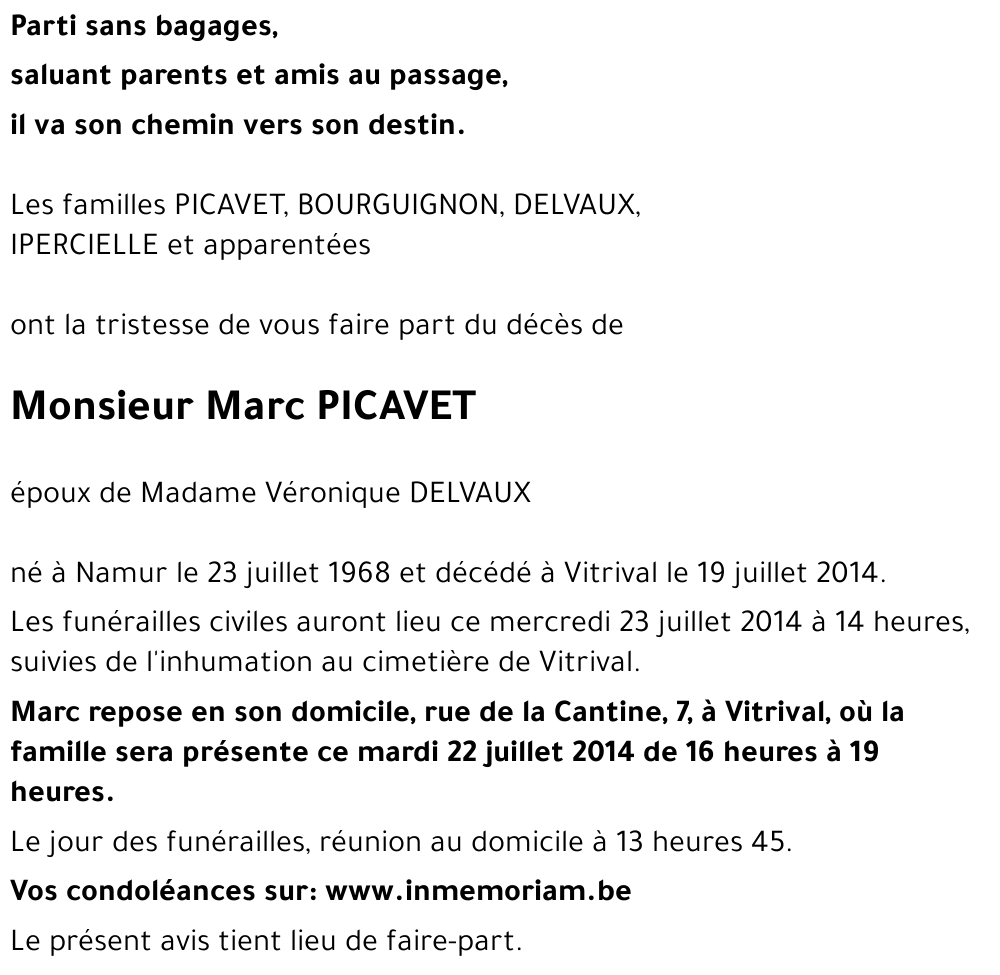 Marc PICAVET