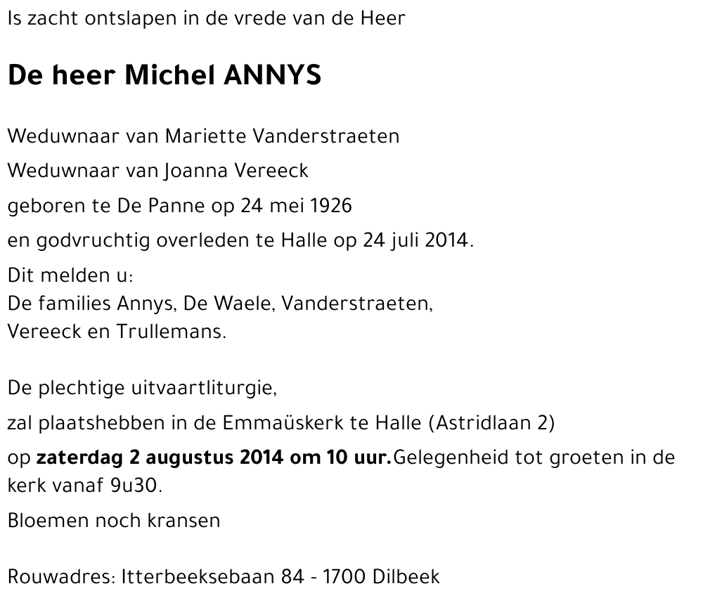 Michel ANNYS