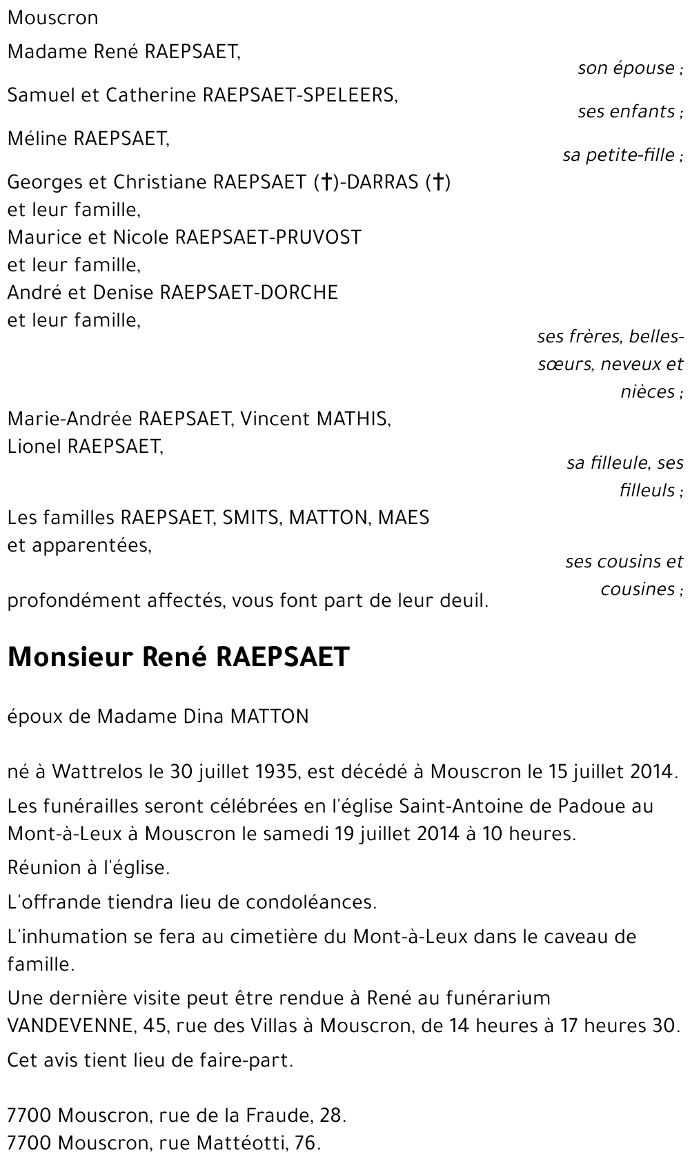 René RAEPSAET