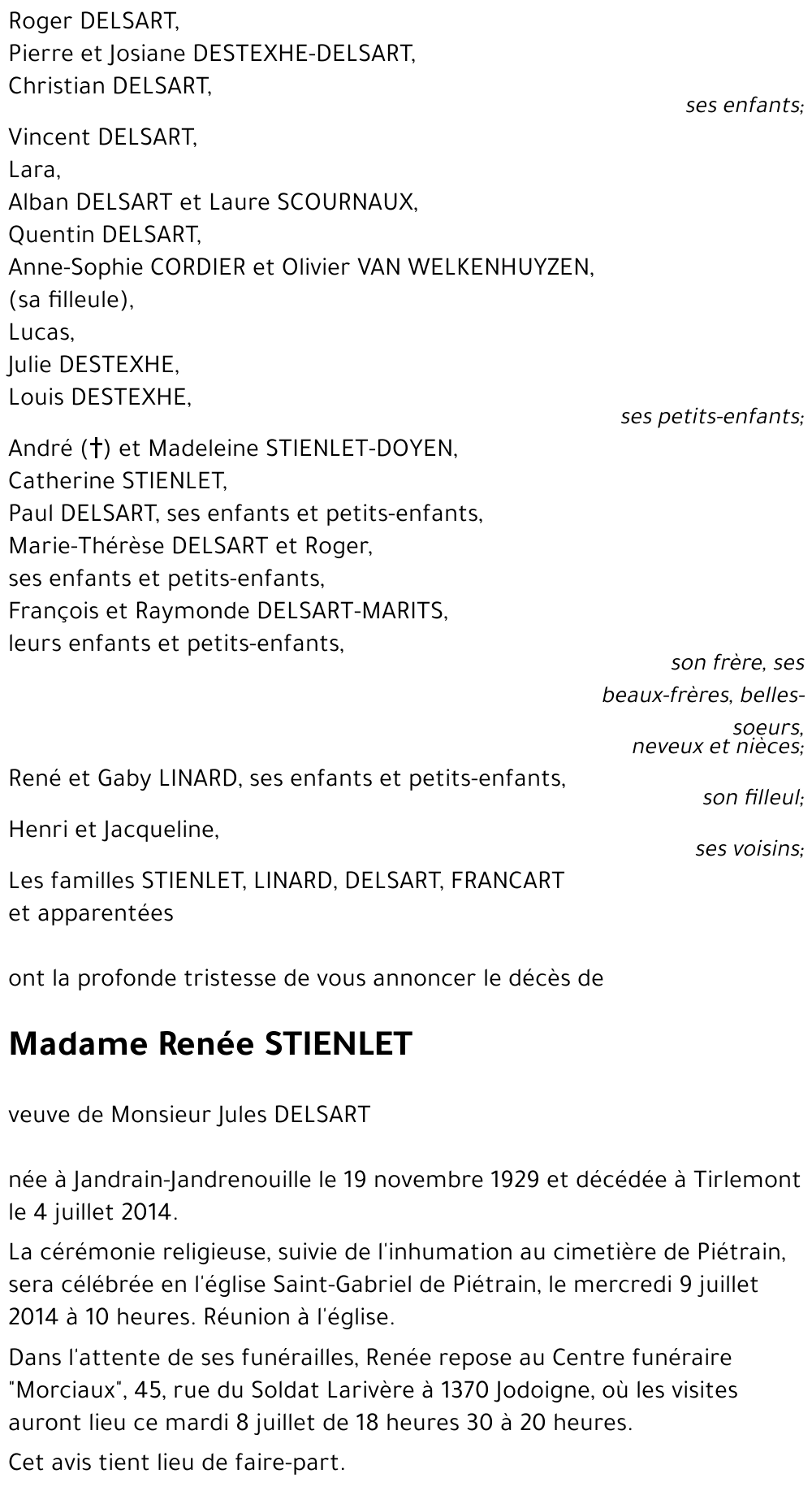 Renée STIENLET