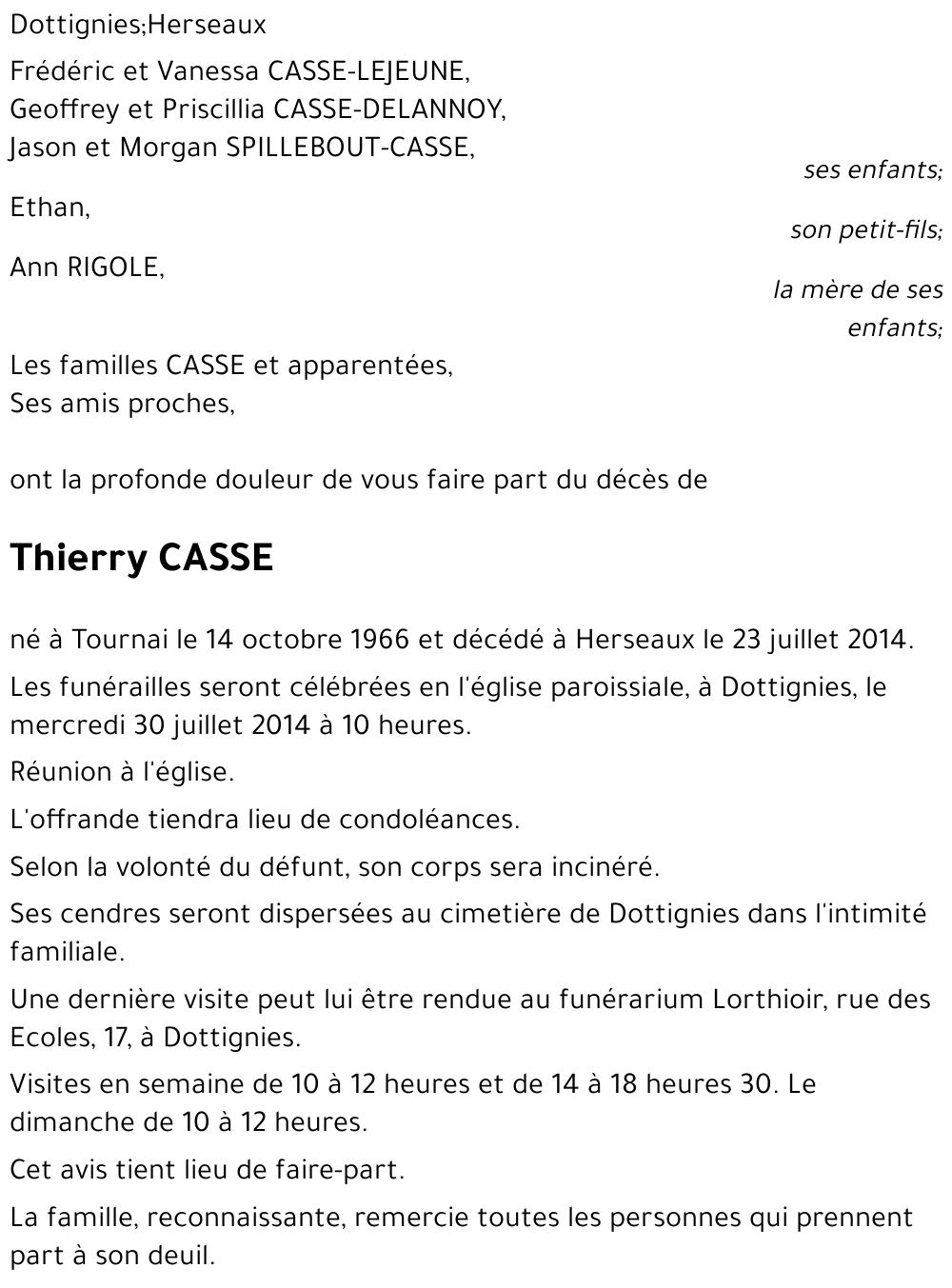 Thierry CASSE