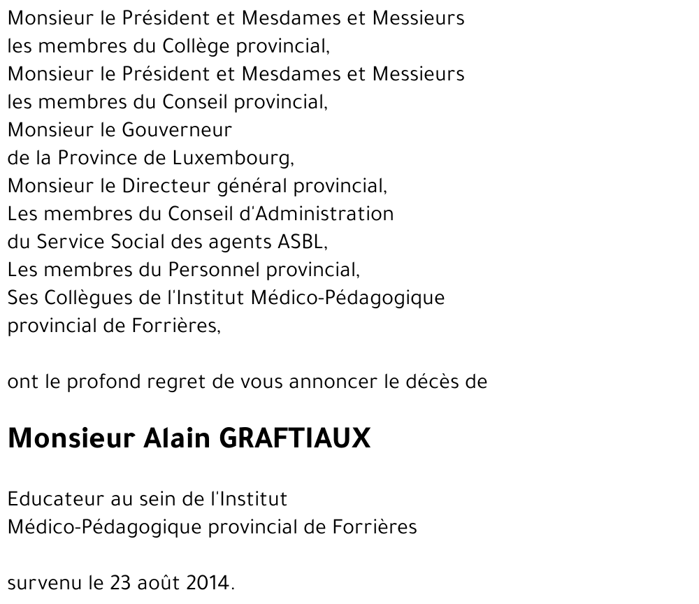 Alain GRAFTIAUX