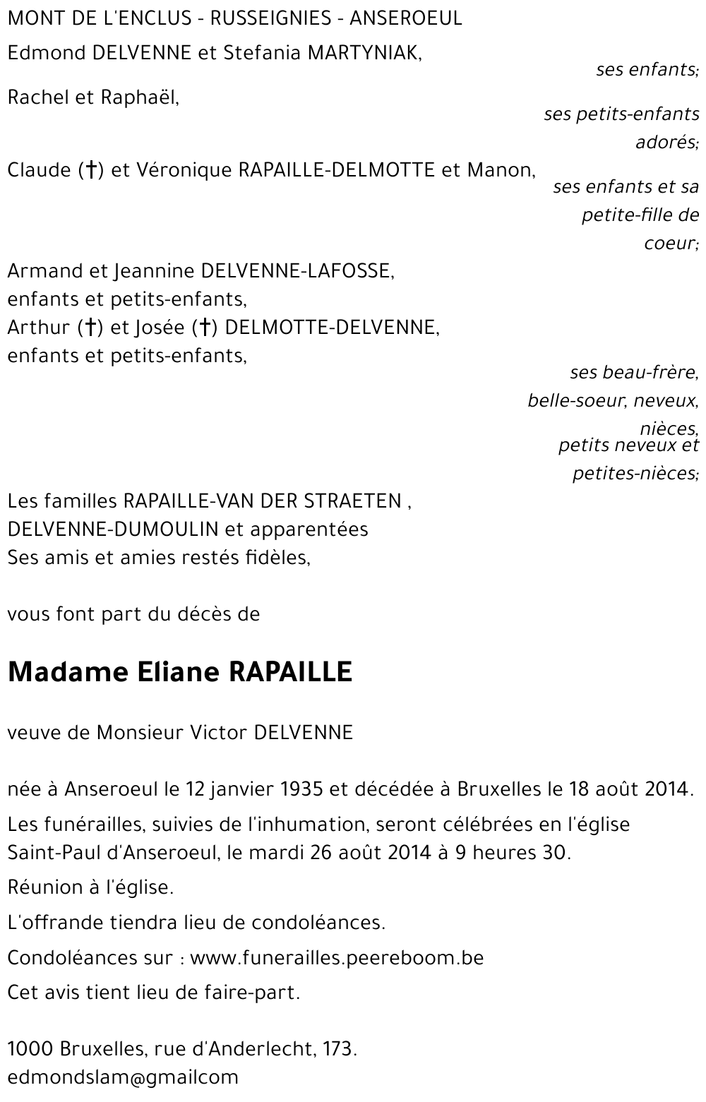 Eliane RAPAILLE