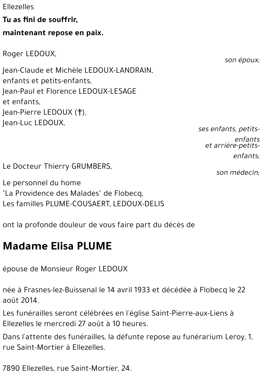 Elisa PLUME