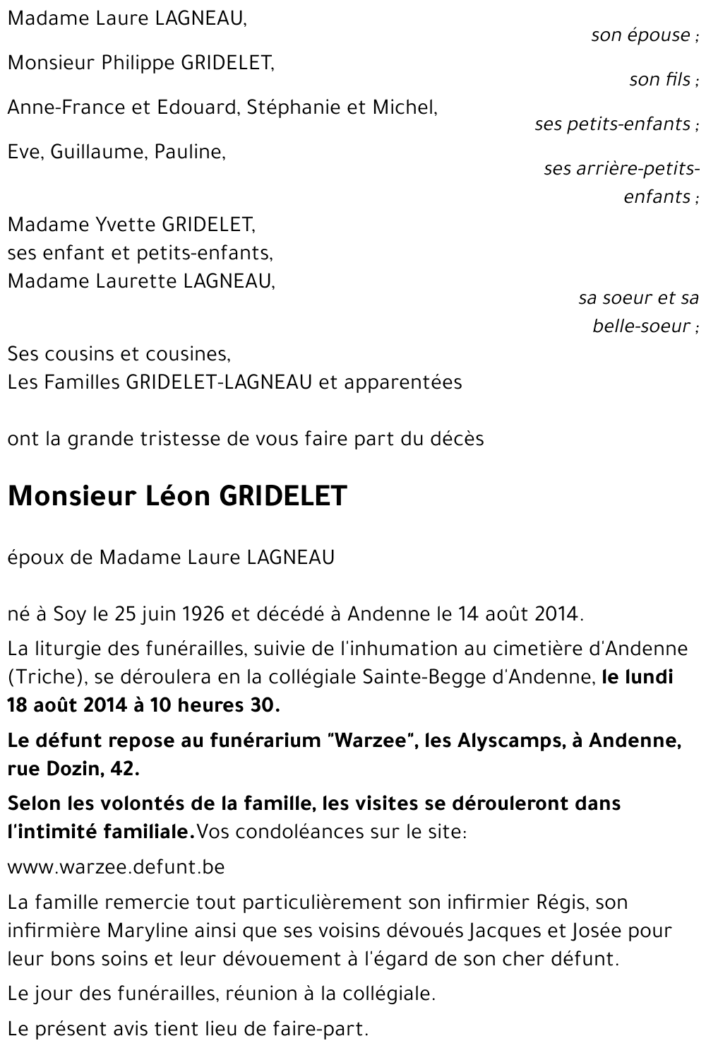 Léon GRIDELET