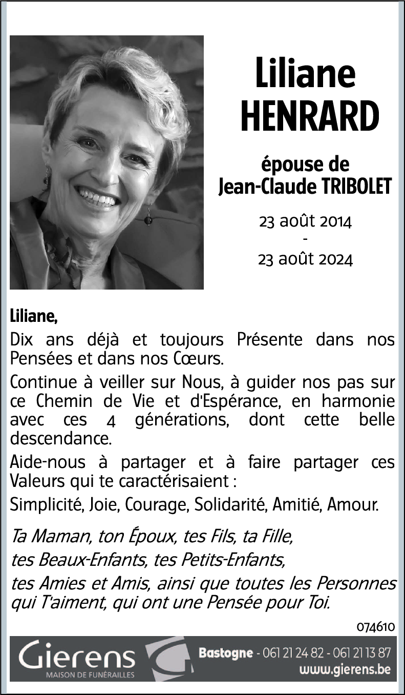 Liliane HENRARD