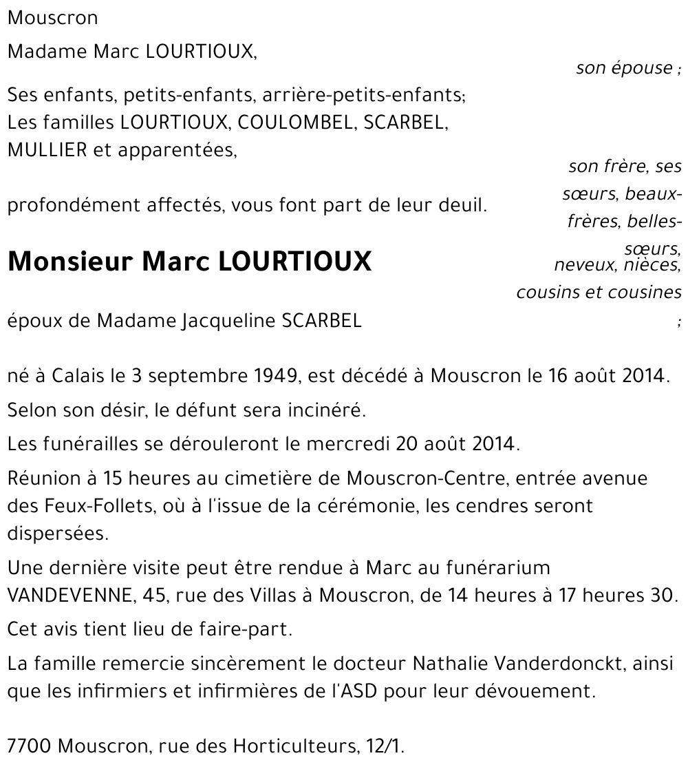 Marc LOURTIOUX