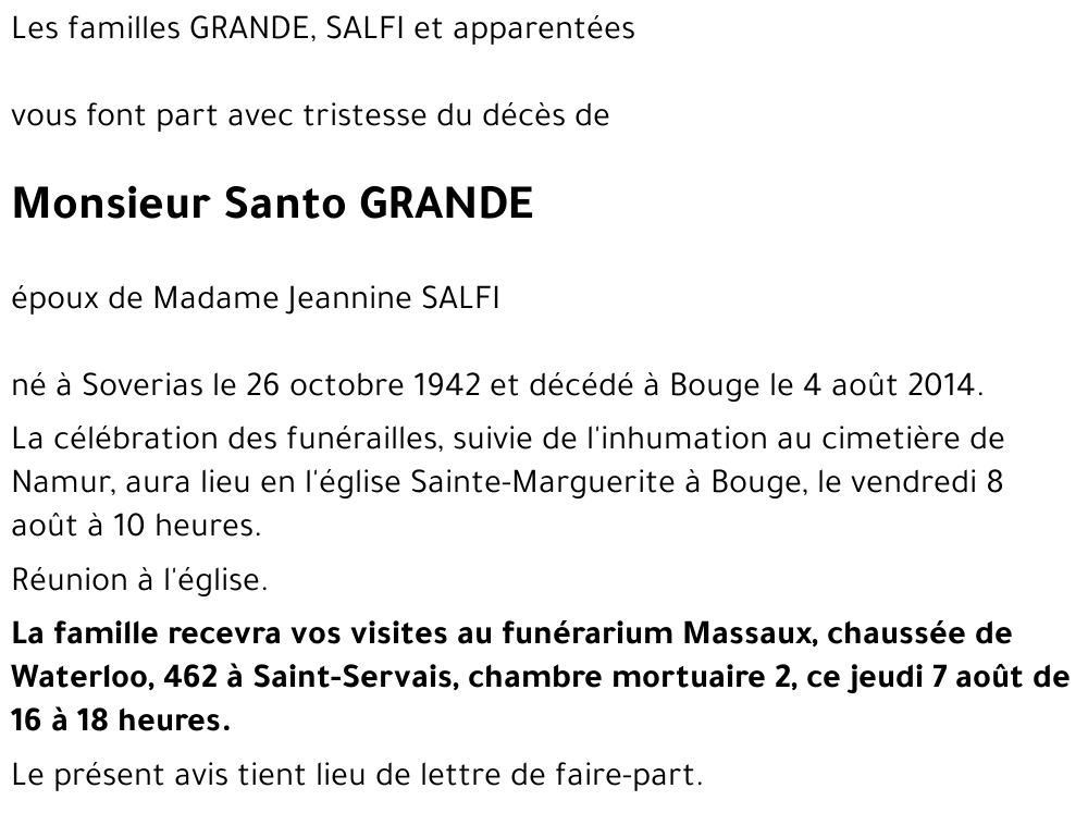 Santo GRANDE