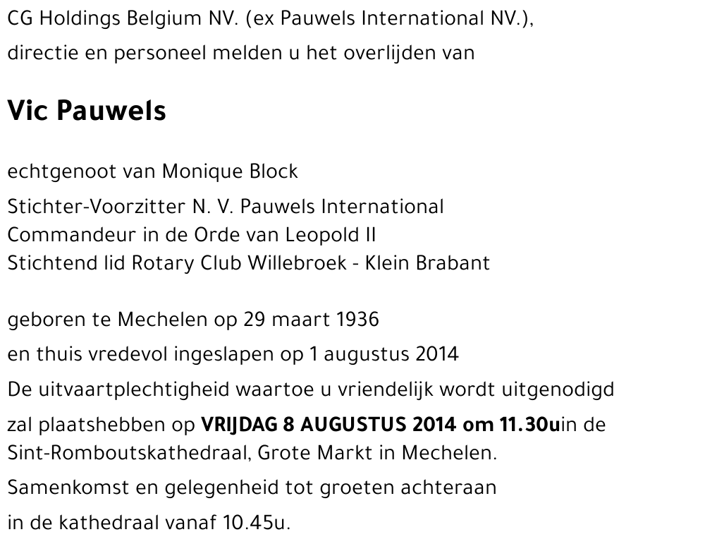 Vic Pauwels