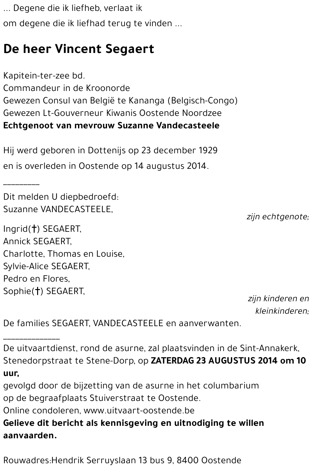 Vincent Segaert