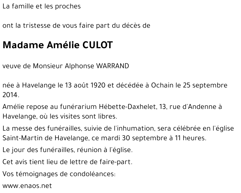 Amélie CULOT