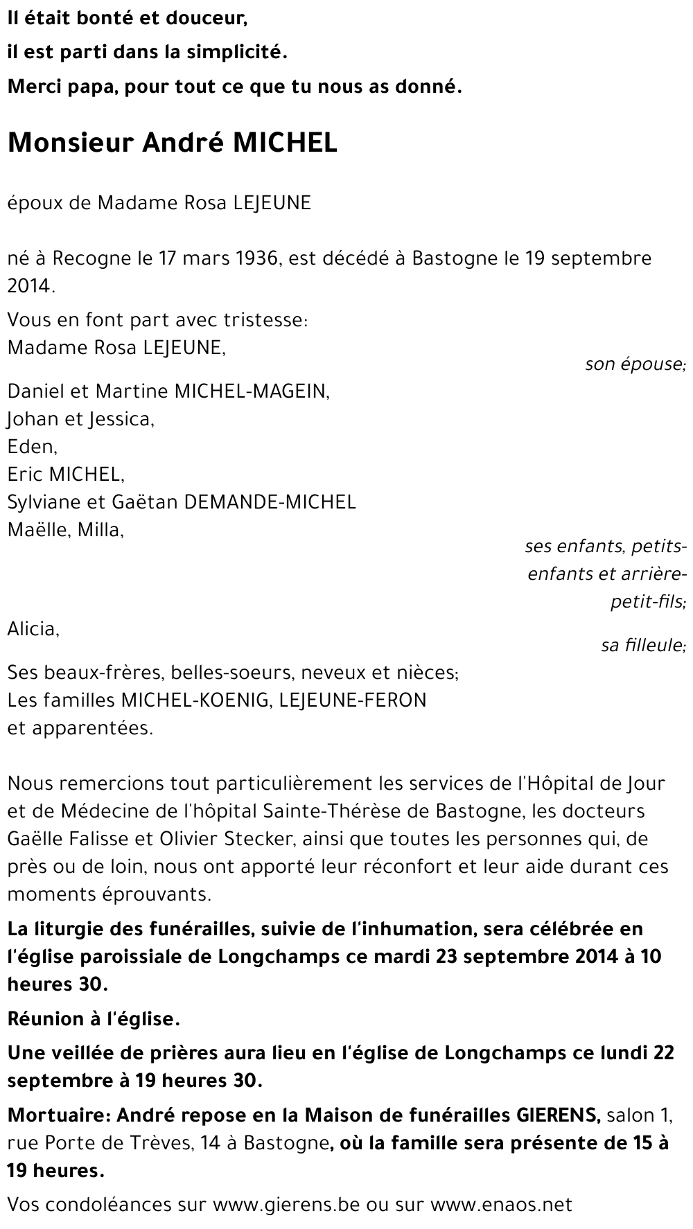 André MICHEL