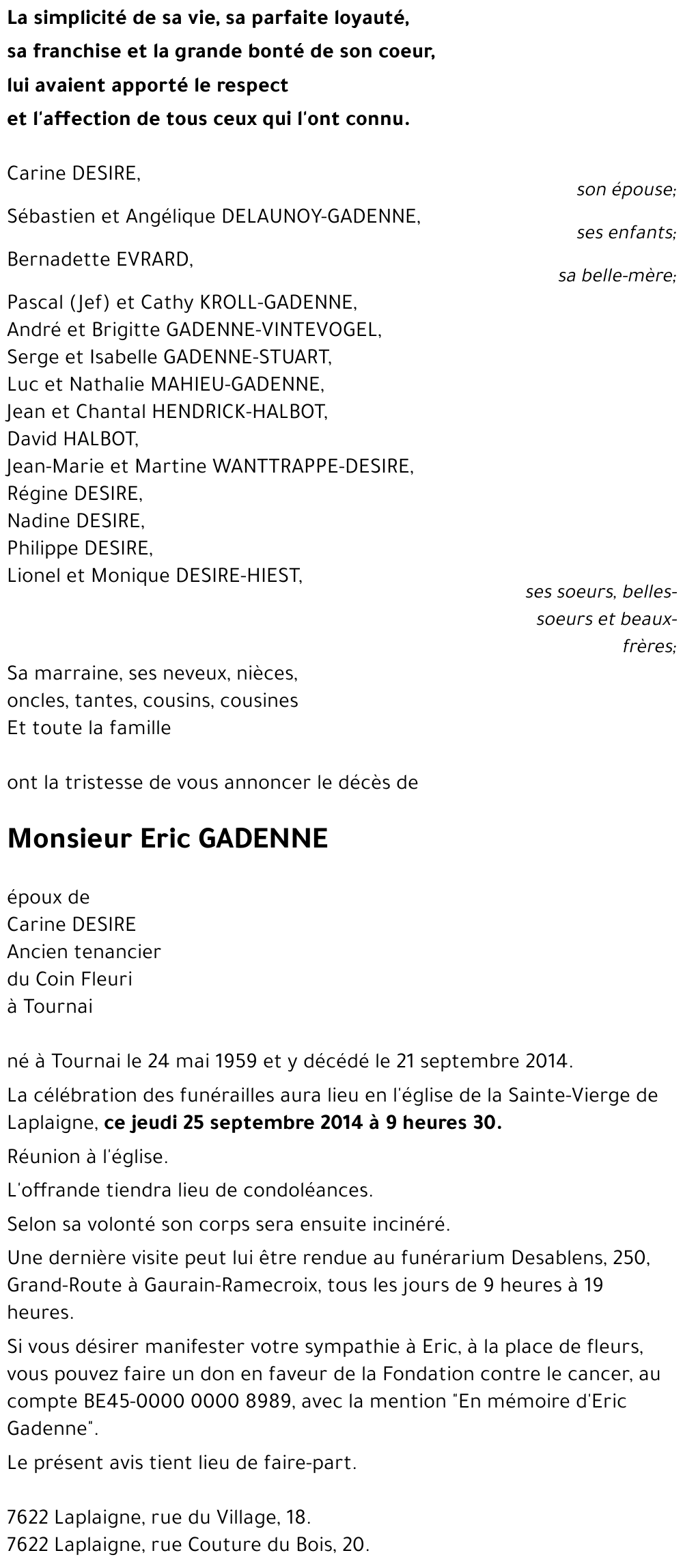 Eric GADENNE