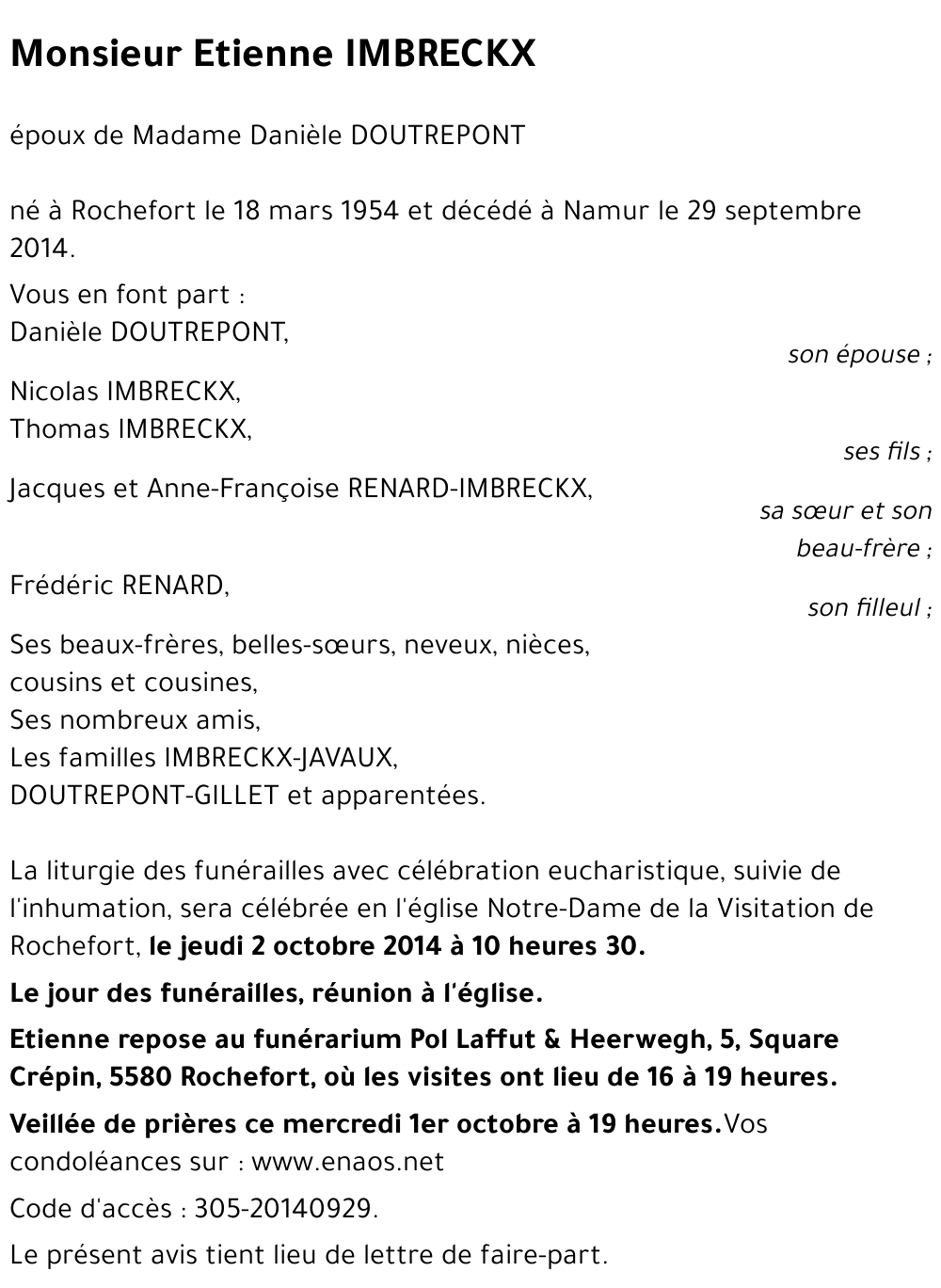 Etienne IMBRECKX