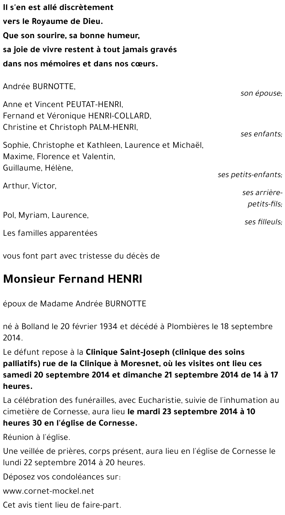 Fernand HENRI