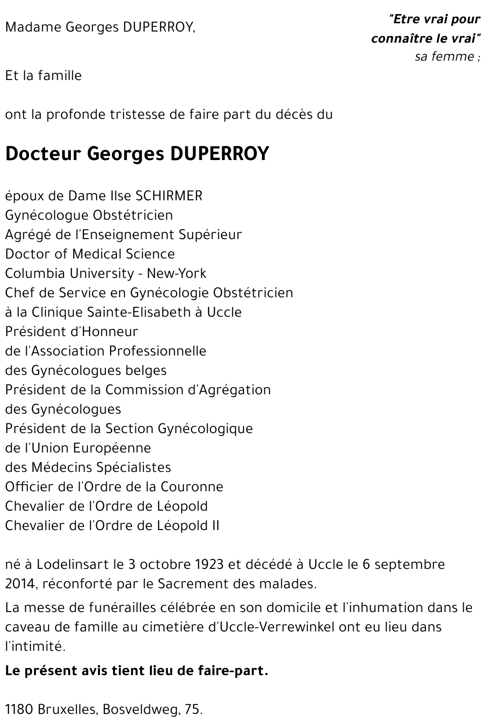 Georges DUPERROY