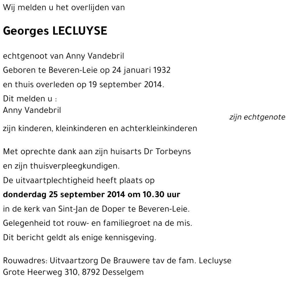 Georges Lecluyse