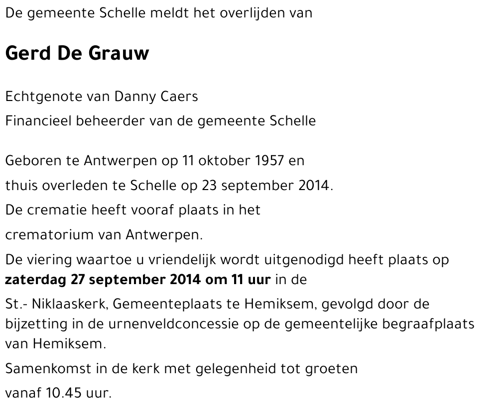 Gerd De Grauw