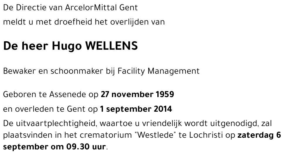 Hugo WELLENS