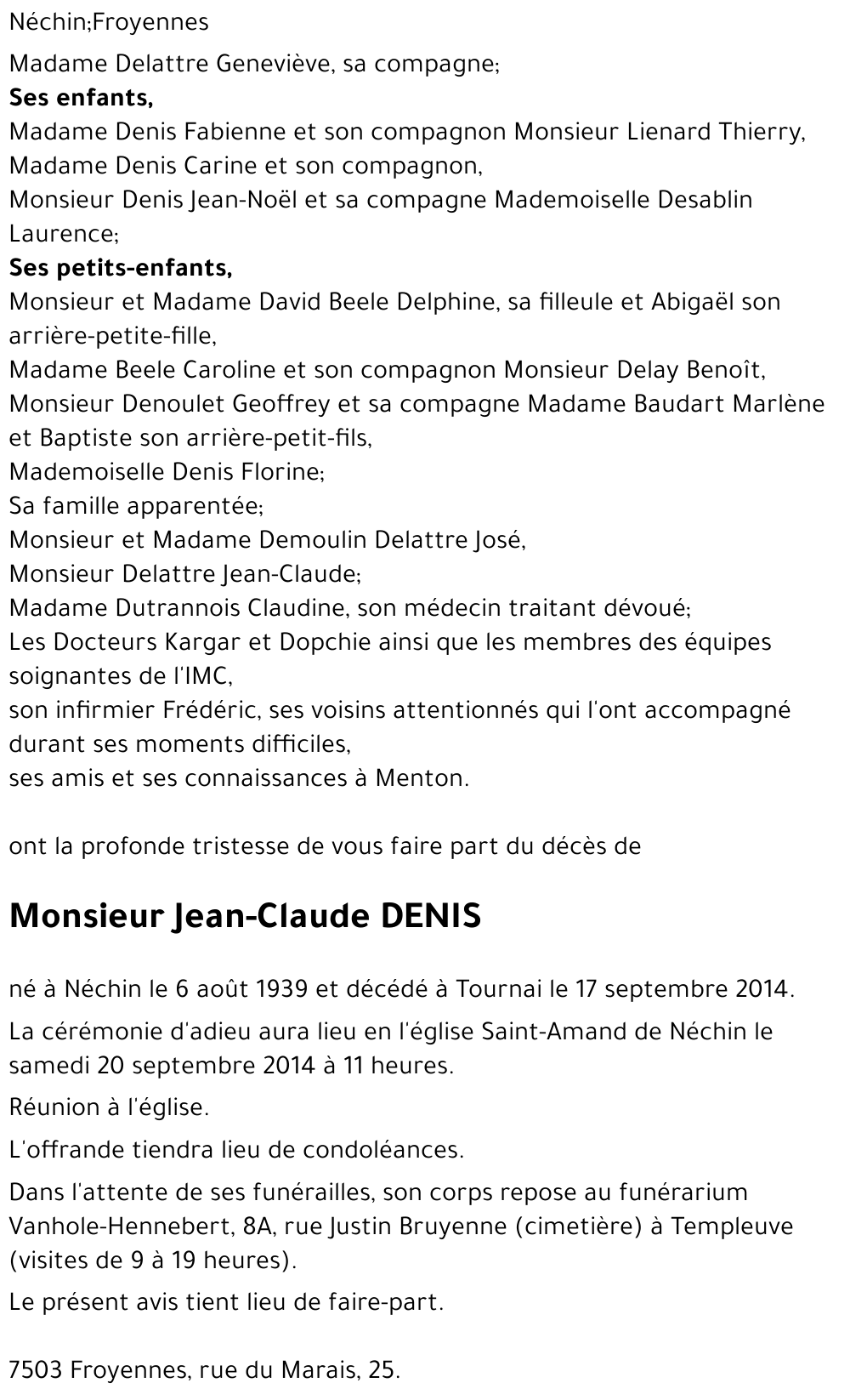 Jean-Claude DENIS