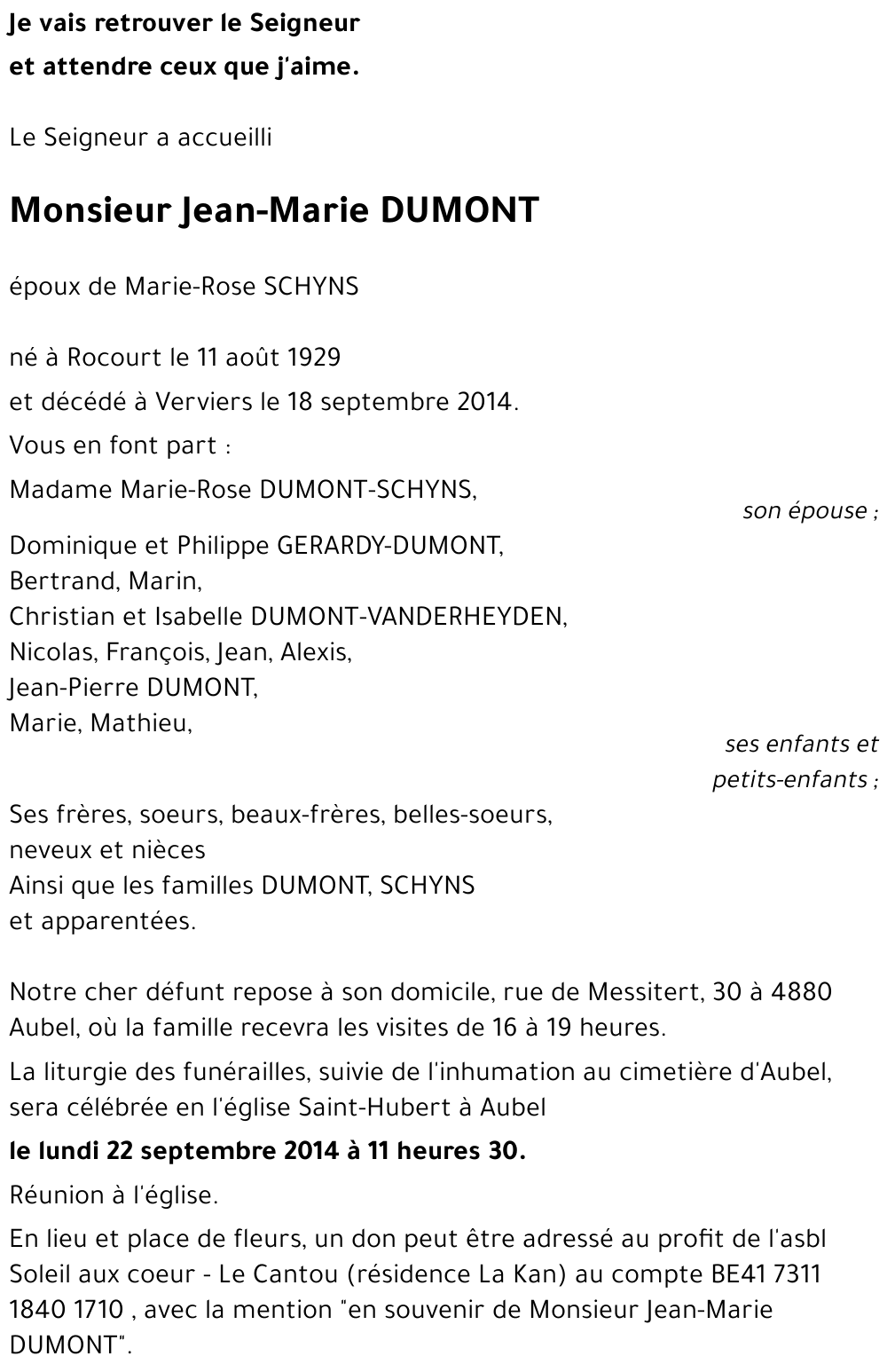 Jean-Marie DUMONT