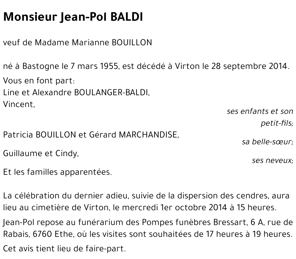 Jean-Pol BALDI 