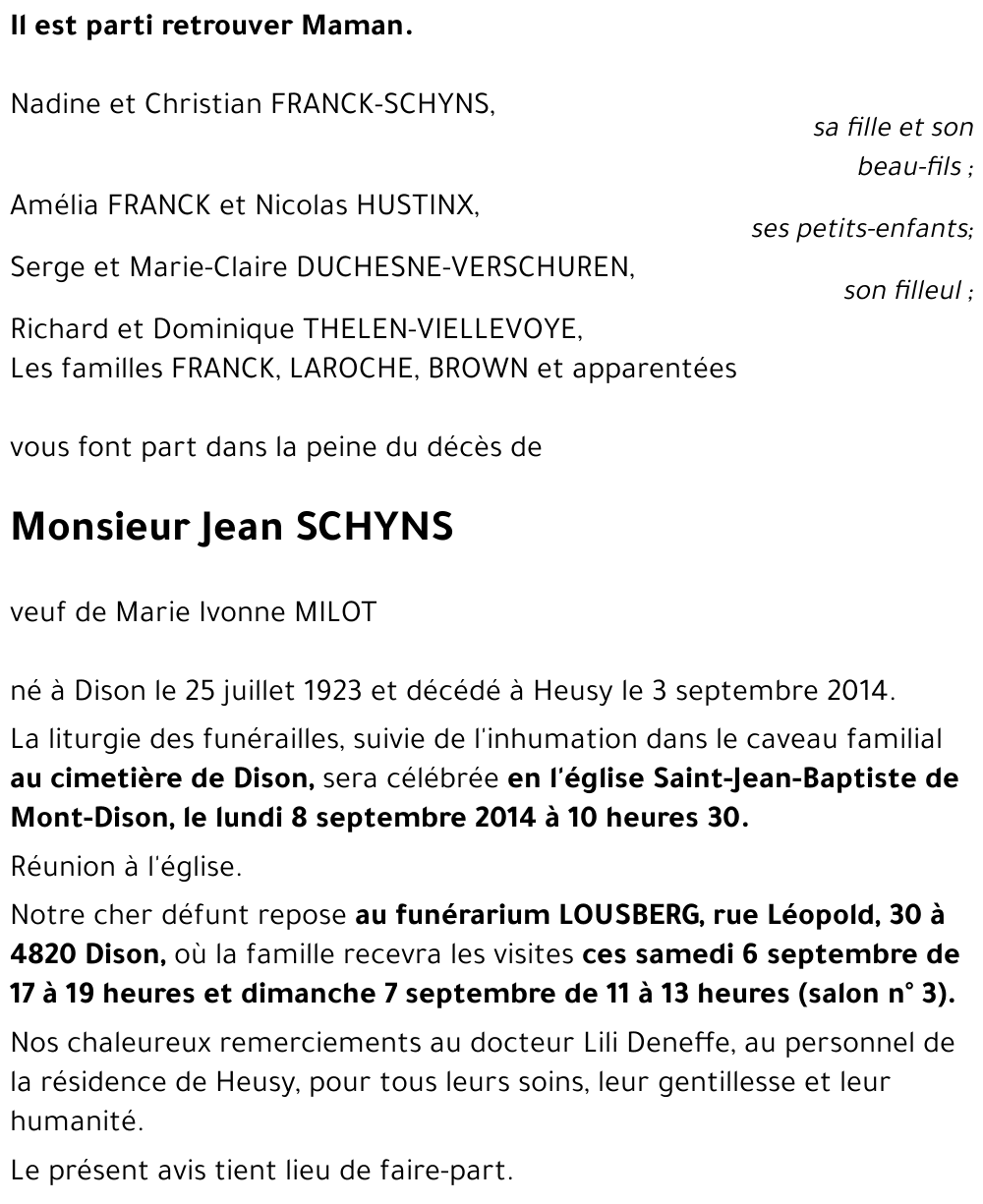 Jean SCHYNS