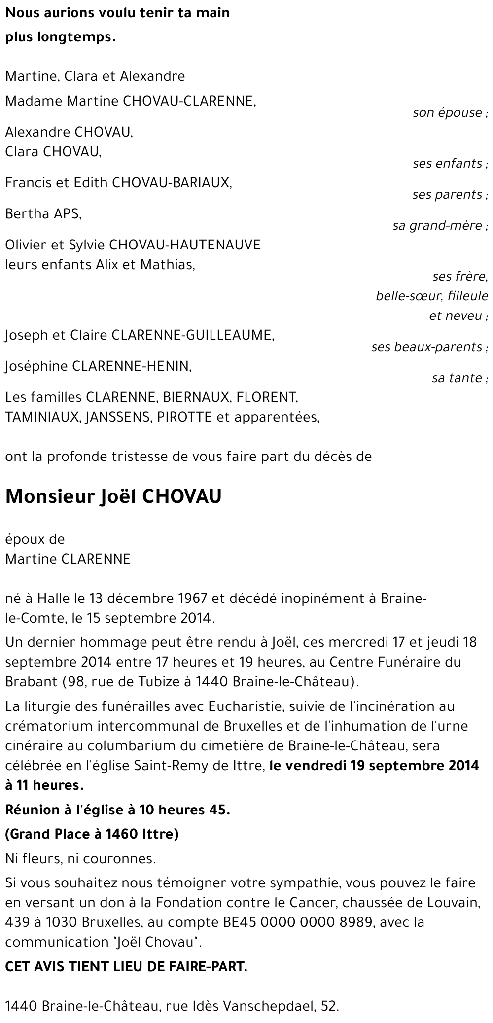 Joël CHOVAU