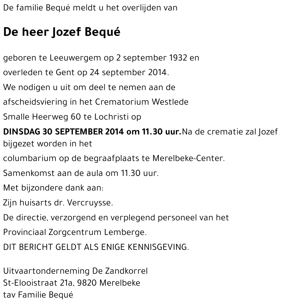 Jozef Bequé