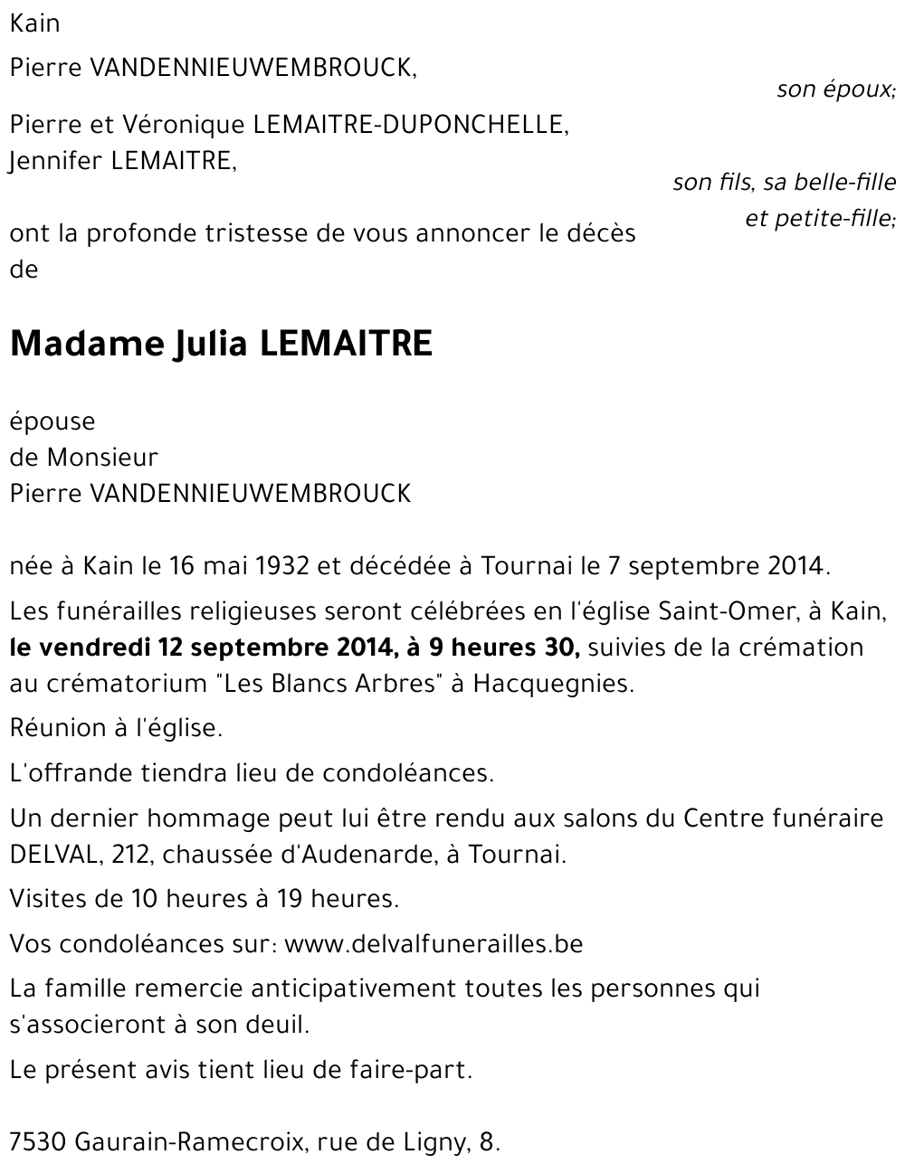 Julia LEMAITRE