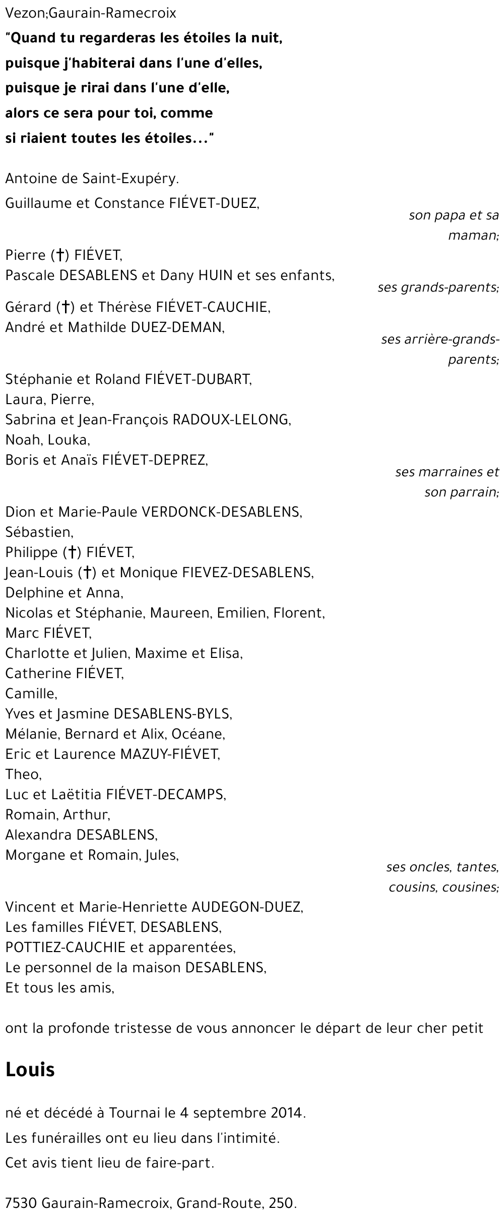 Louis FIÉVET
