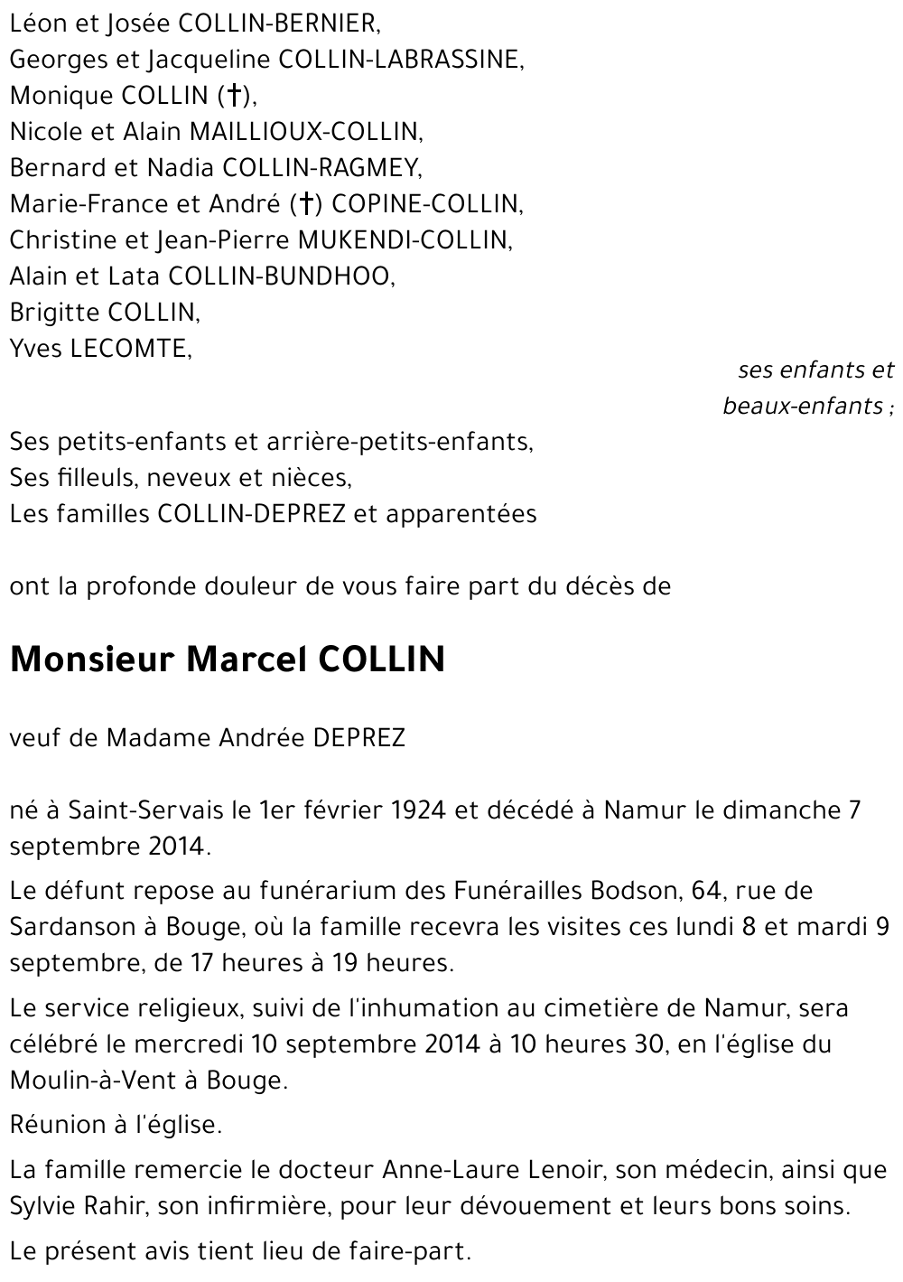 Marcel COLLIN