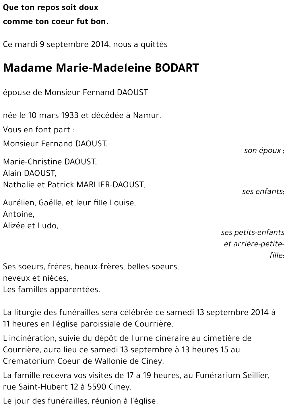 Marie-Madeleine BADART