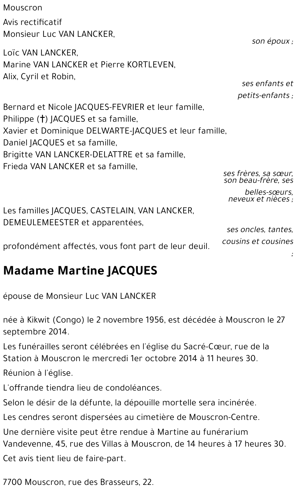 Martine JACQUES