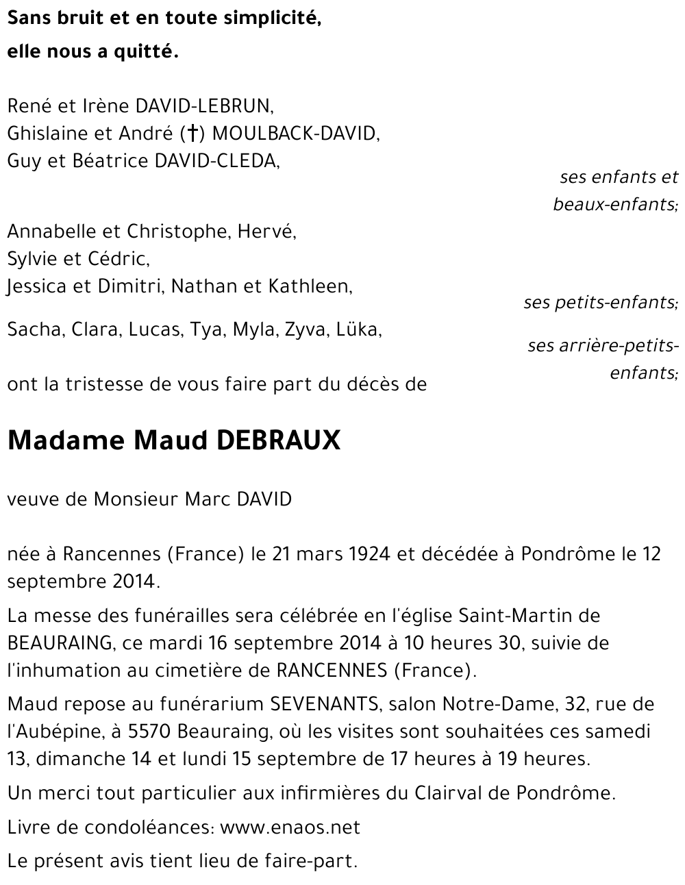 Maud DEBRAUX