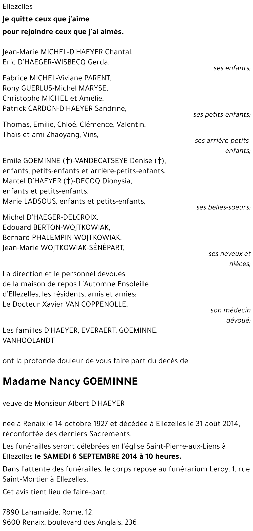 Nancy GOEMINNE