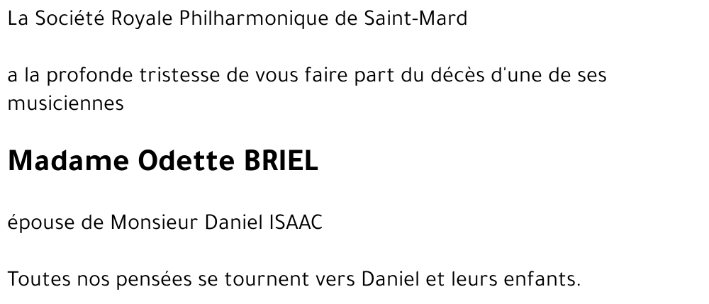 Odette BRIEL