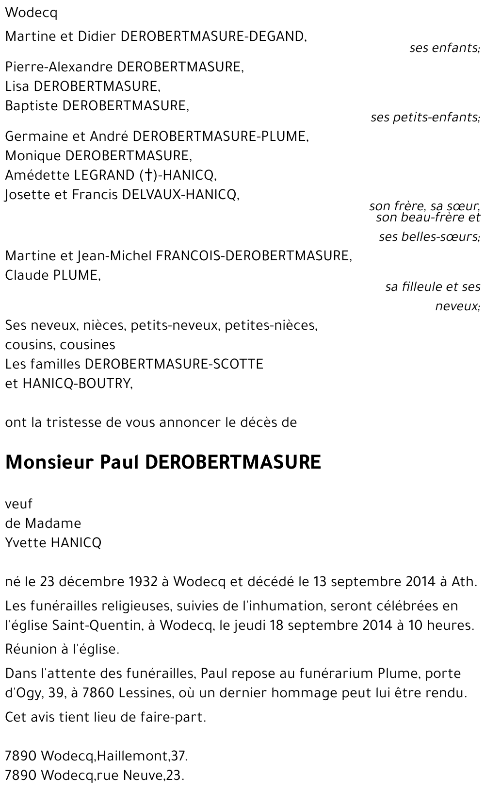 Paul DEROBERTMASURE