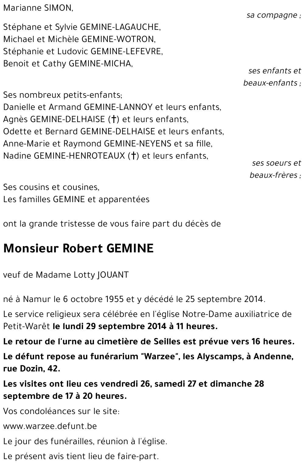 Robert GEMINE