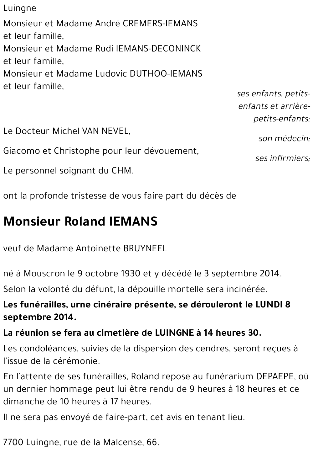Roland IEMANS
