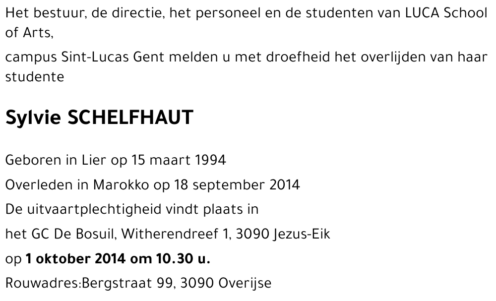 Sylvie Schelfhaut