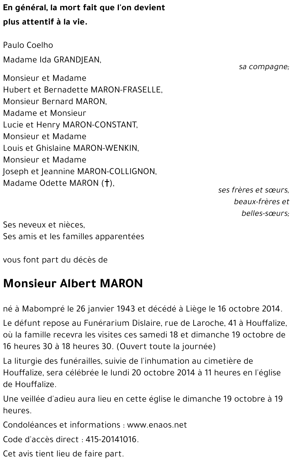 Albert MARON