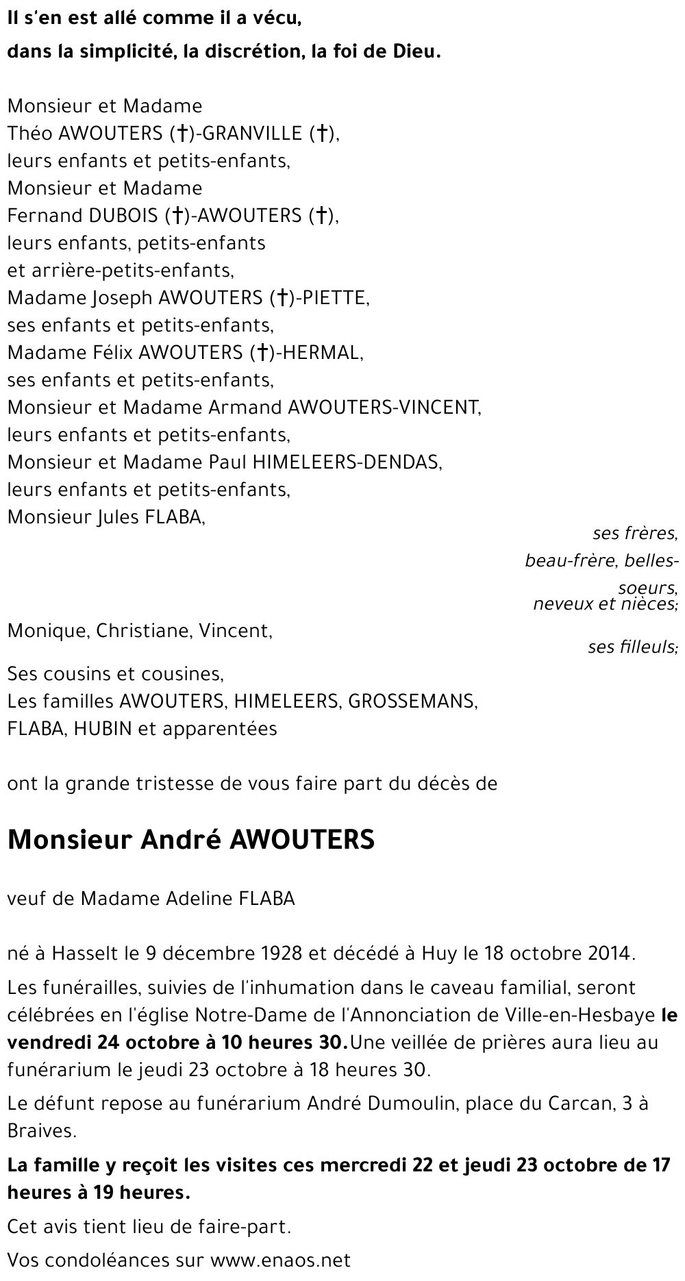 André AWOUTERS