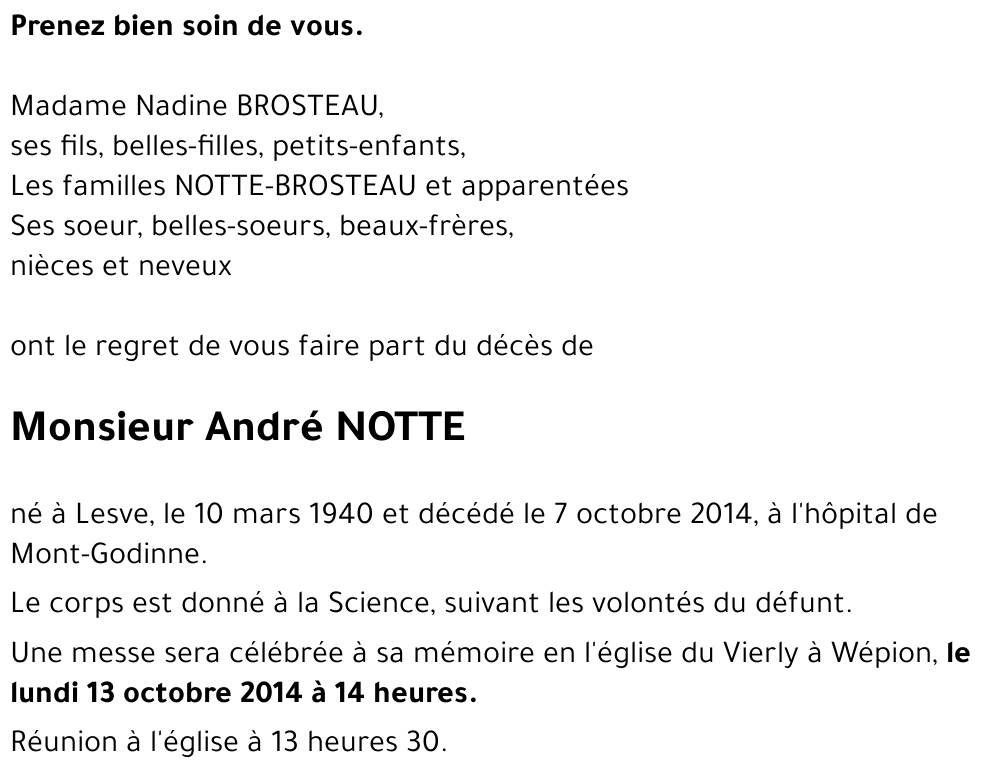 André NOTTE