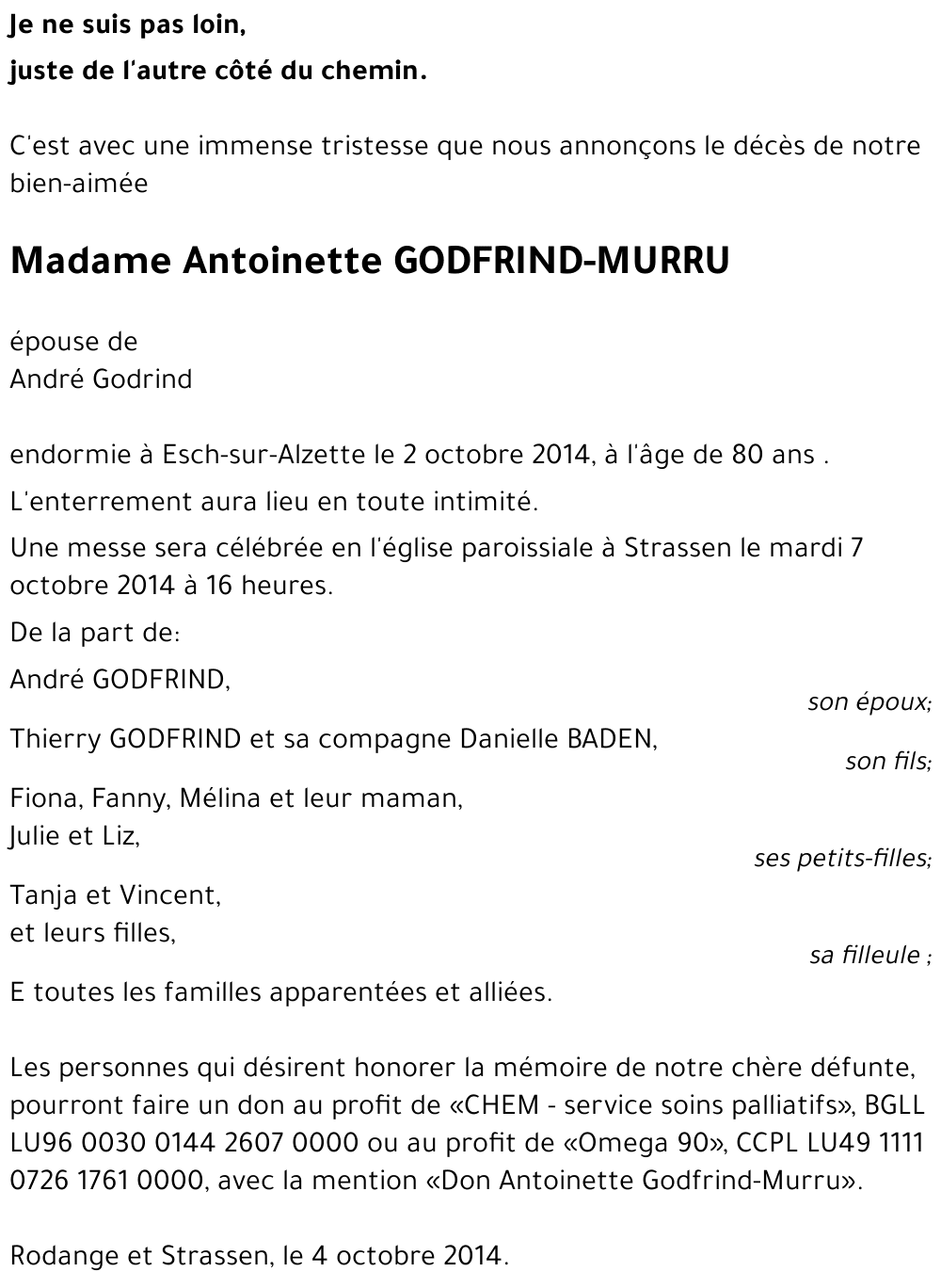 Antoinette GODFRIND-MURRU
