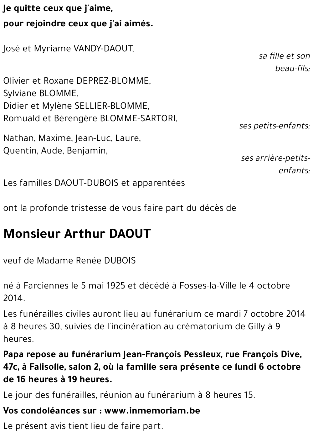 Arthur DAOUT