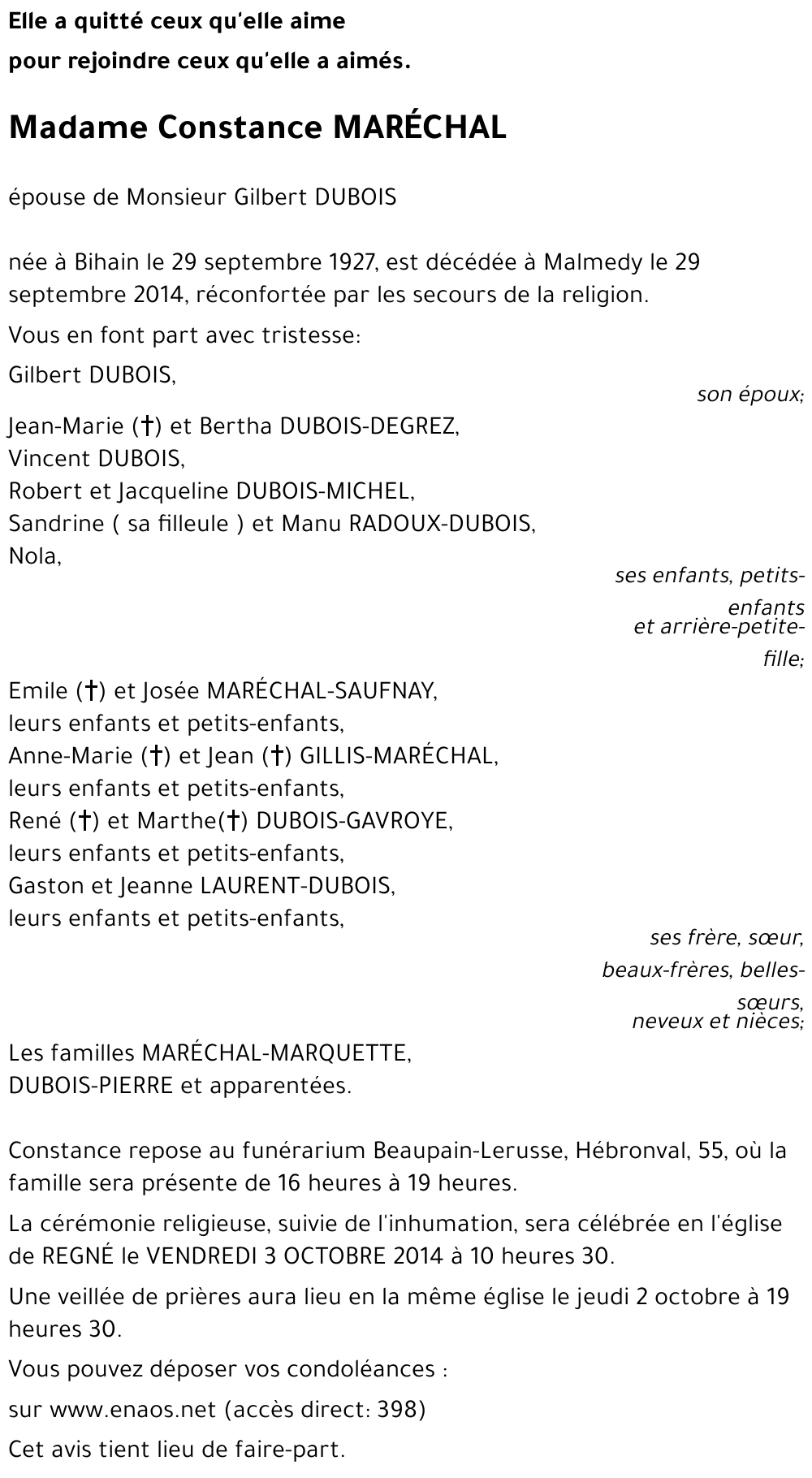 Constance MARÉCHAL
