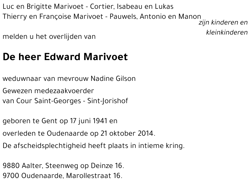 Edward Marivoet