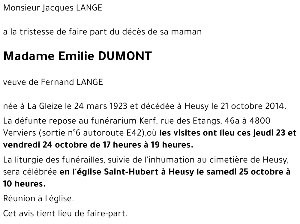 Emilie DUMONT