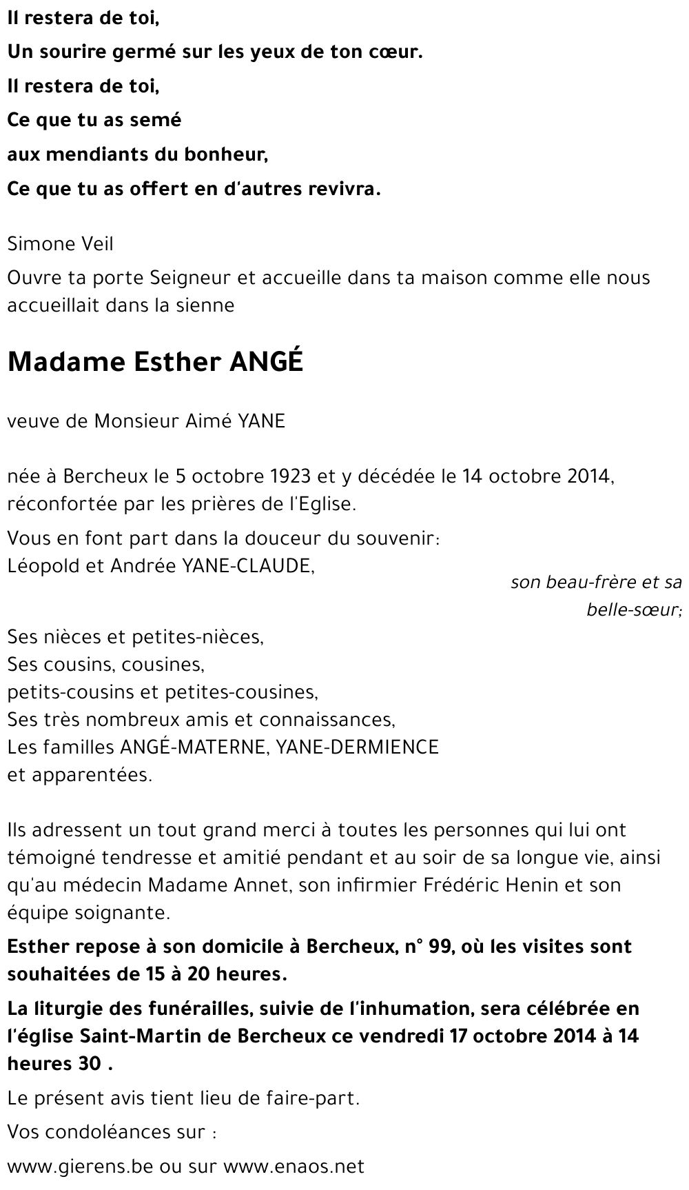 Esther ANGÉ